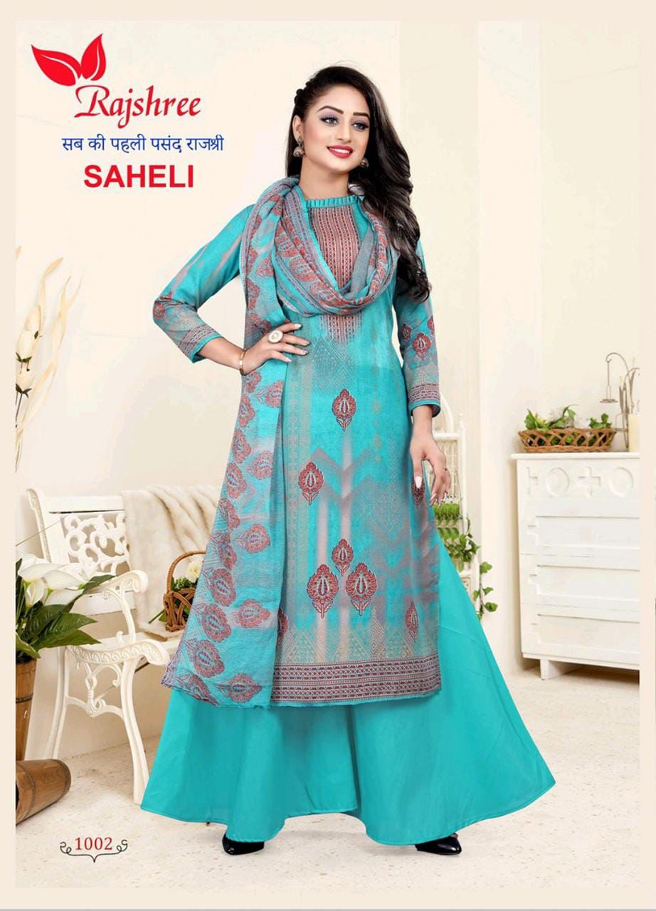 Ssc Saheli 2 Cotton Printed Regular Wear Soft Cotton Dress Material Collection